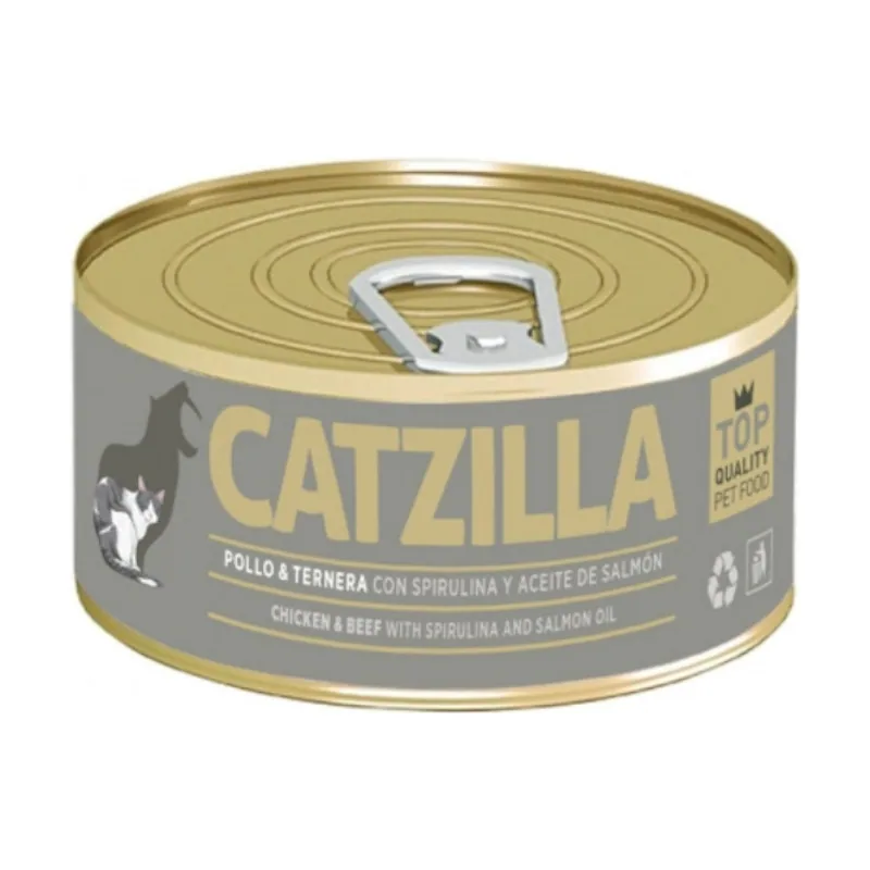 Catzilla 100 g Adult pollo y ternera lata