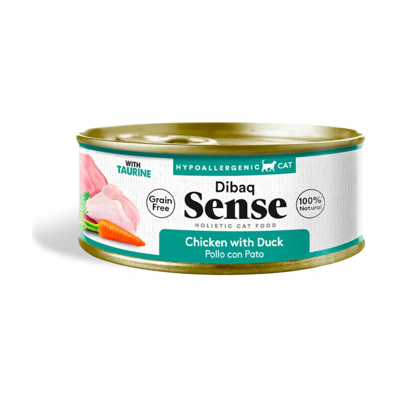 Dibaq 70 g Sense Hypoallergenic Grain Free Pollo y Pato lata