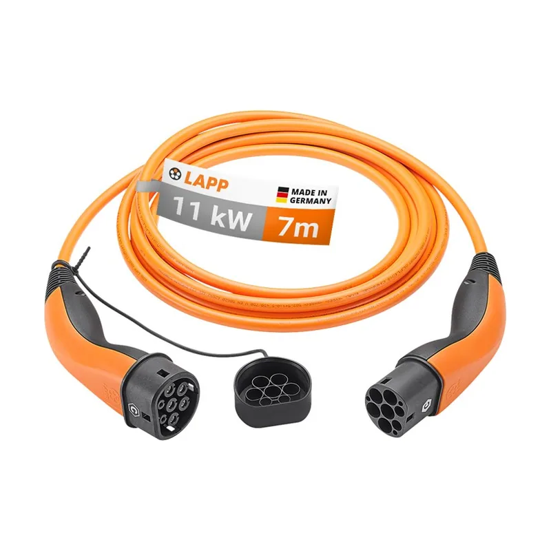 Lapp Mobility Lapp ÖLFLEX 5555934029 cable de carga para vehículo eléctrico Naranja Type 2 3 7 m