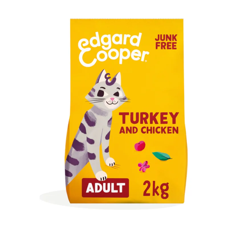 Edgard & Cooper 2 kg Adult Pavo y Pollo pienso