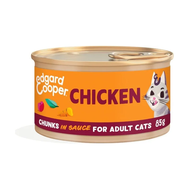Edgard & Cooper 85 g Filetes de Atún y Pollo lata