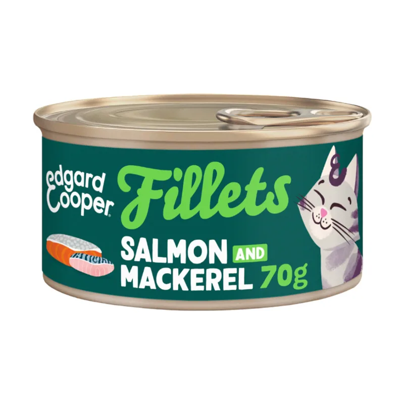 Edgard & Cooper 70 g Filetes de Salmón y Ceballa Lata