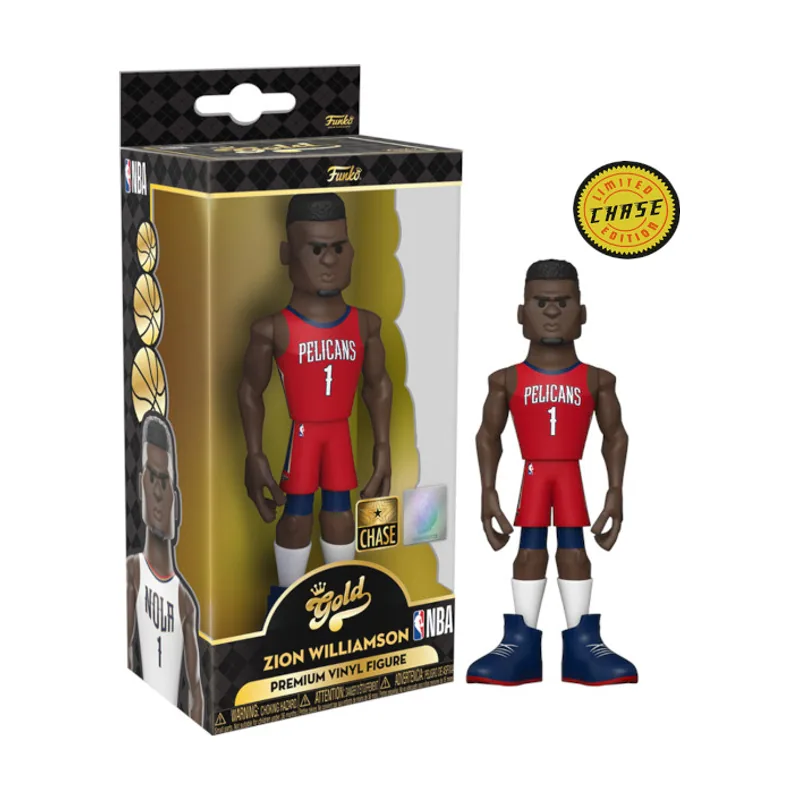 Gold 5" NBA Pelicans-Zion Williamson