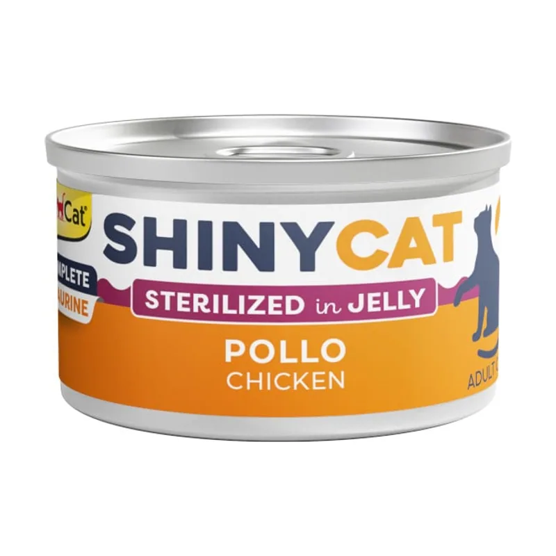 GimCat 70 g Shiny Cat pollo en gelatina lata