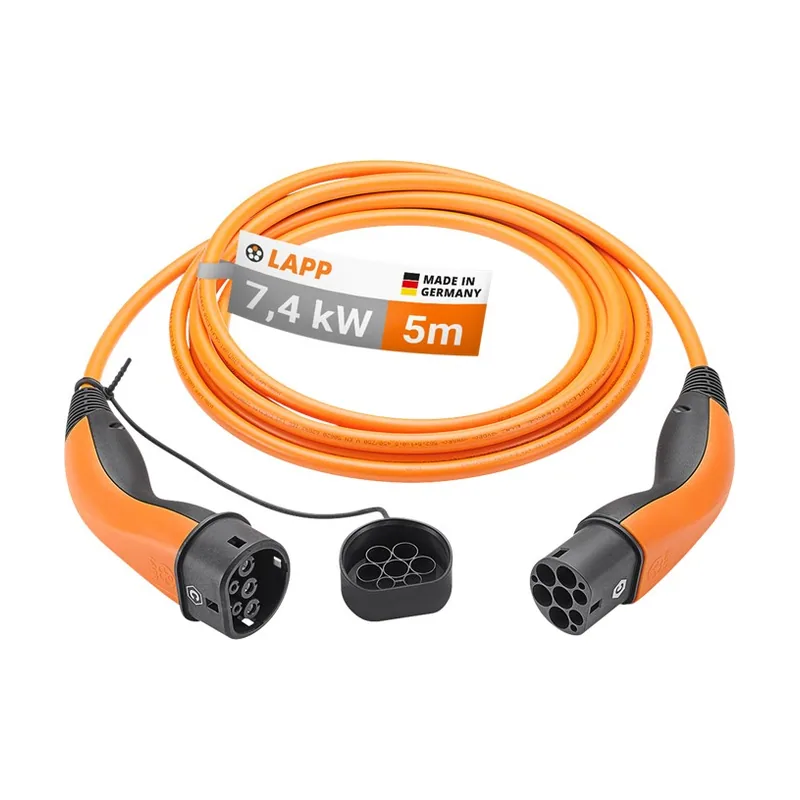 Lapp ÖLFLEX 5555934026 cable de carga para vehículo eléctrico Naranja Type 2 1 5 m