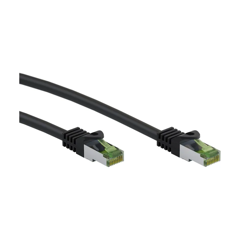 61098 cable de red Negro 10 m Cat8.1 S/FTP S-STP
