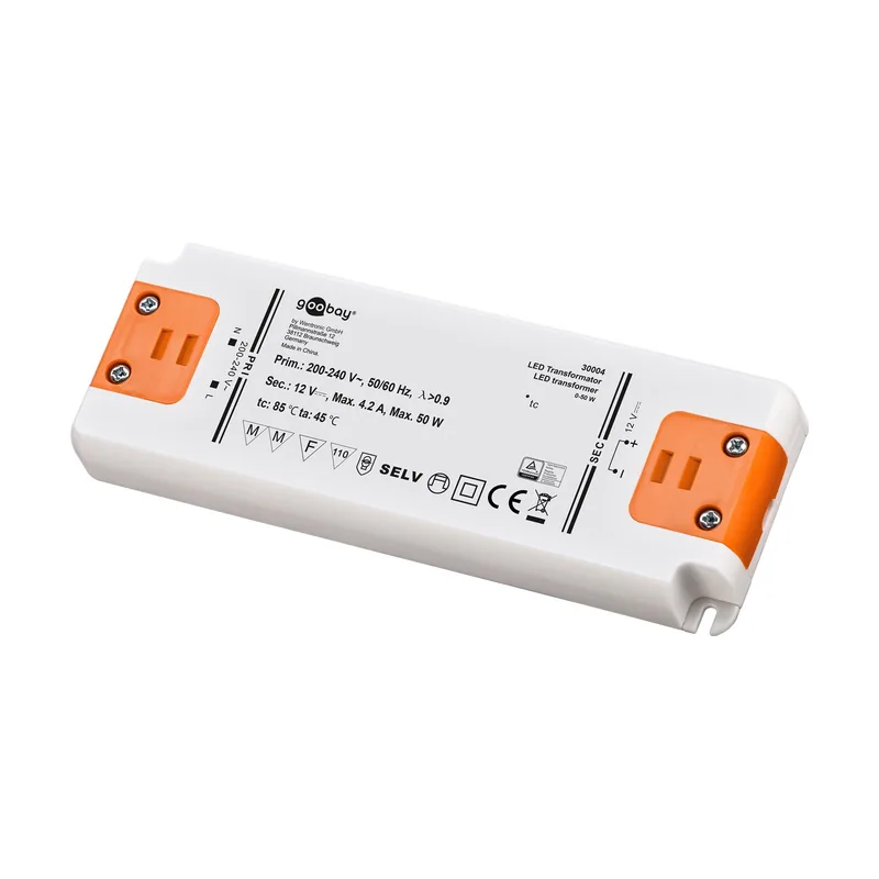 30004 transformadores de corriente para iluminación Apto para uso en interior Transformador electrónico para iluminación 50 W