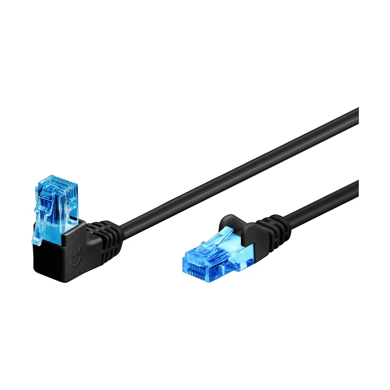 Wentronic 51531 cable de red Negro 3 m Cat6a U/UTP UTP