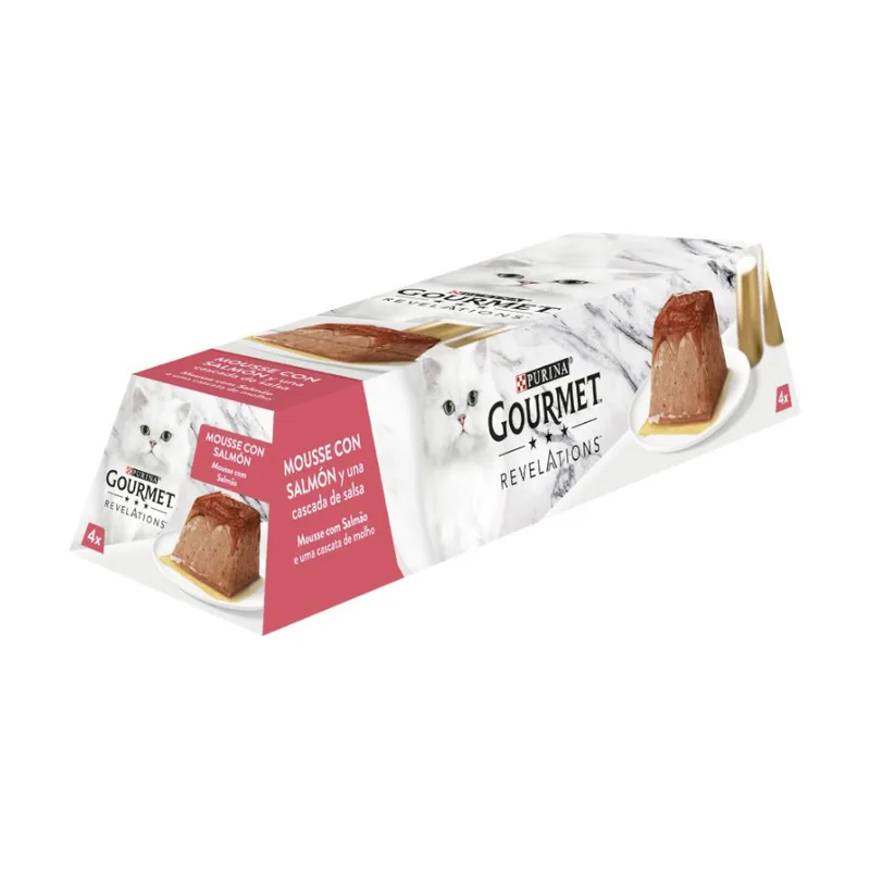 Gourmet 4 tarrinas x 57 g Revelations Mousse de Salmón
