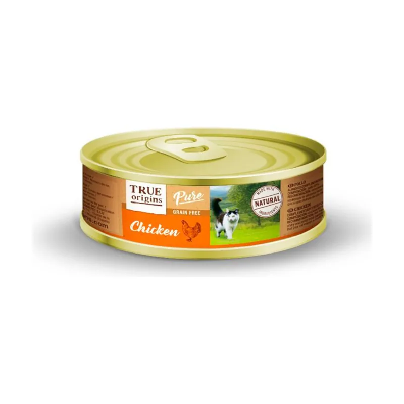 True Origins 85 g Pure Adult Pollo lata