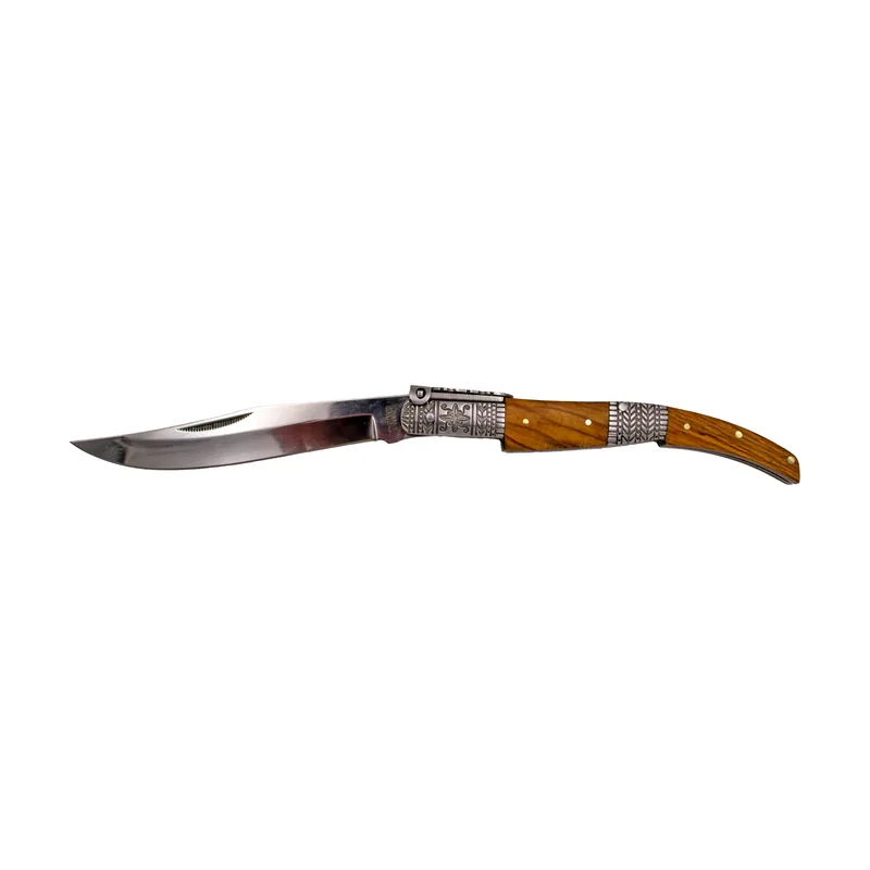 Navaja de carraca Serie Seda Ámbar N54OD