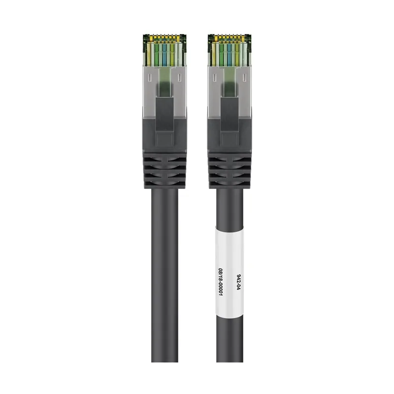 66723 cable de red Negro 3 m Cat8.1 S/FTP S-STP