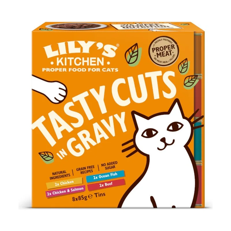 Lily's Kitchen 8 latas x 85 g Tasty Cuts en Salsa