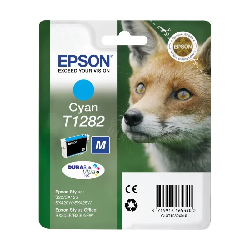 Fox Singlepack Cyan T1282 DURABrite Ultra Ink