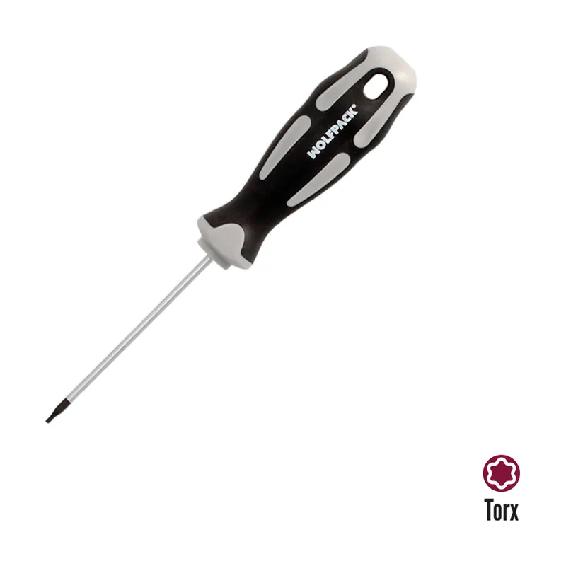Destornillador Torx Acero S2 Mango TPR Bimaterial T06 Ø 3,0 x 75 mm