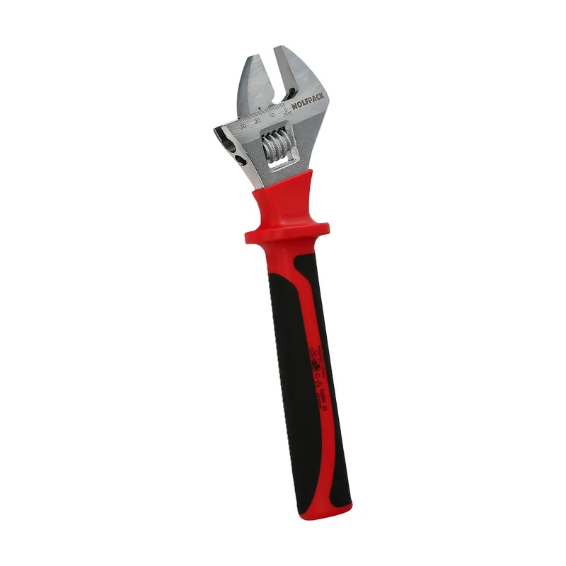 Llave Ajustable Aislada VDE 10". Llave Ajustable Aislada