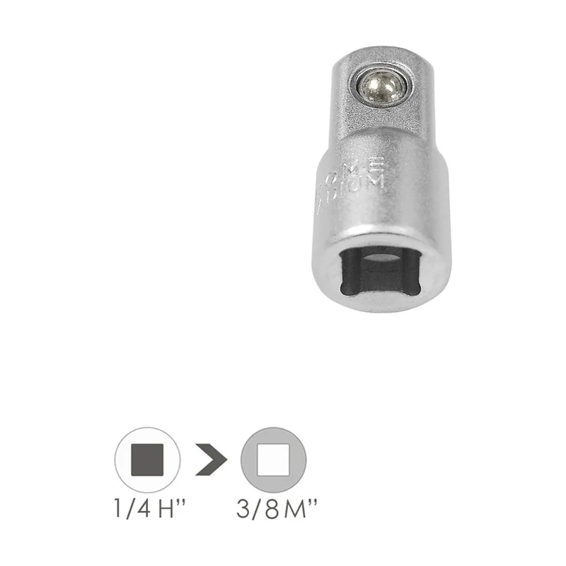 Adaptador Aumentador 1/4" Hembra 3/8" Macho