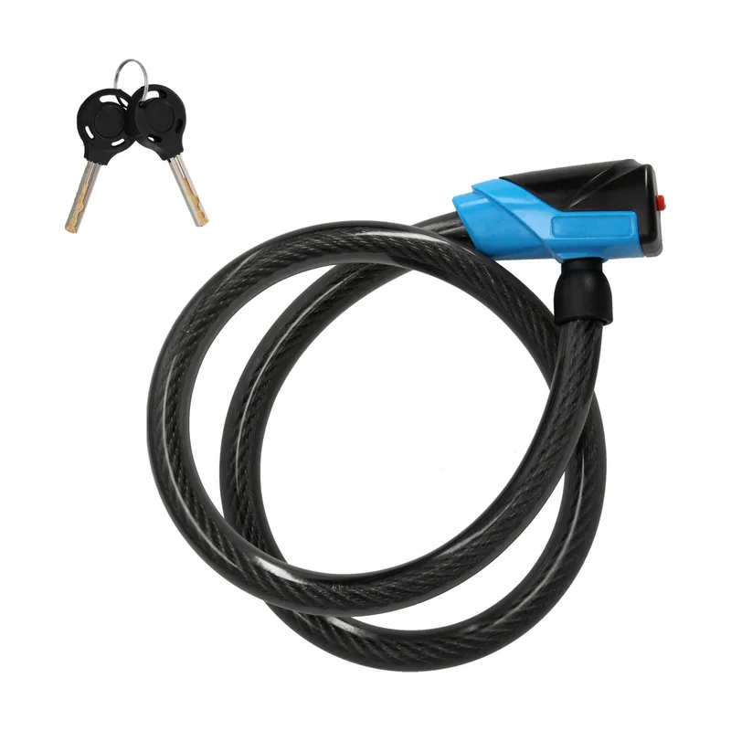 Candado Cable Bicicleta Llave Plana 18 Mm x 100 Cm