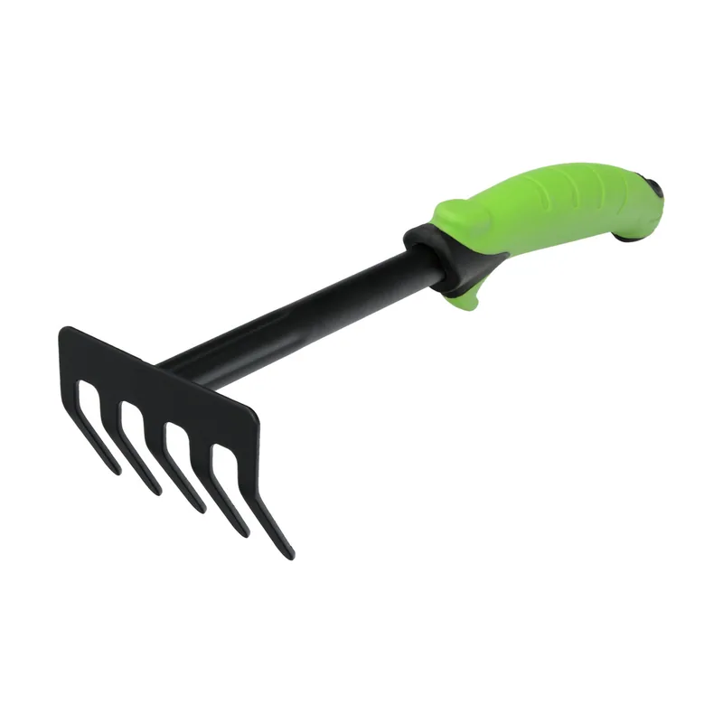 Rastrillo jardin 1 mano mango tpr