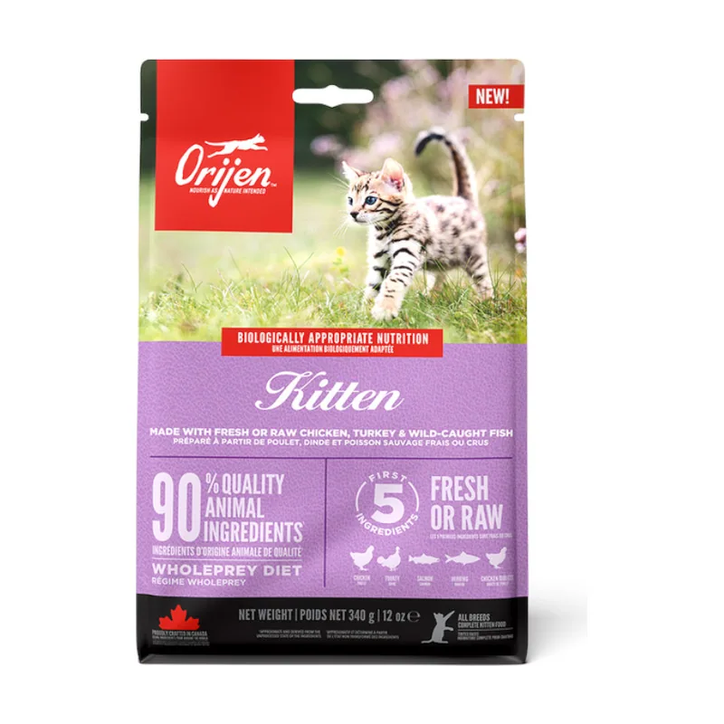 Orijen 1.8 kg Kitten Pollo con Pavo y Salmón pienso