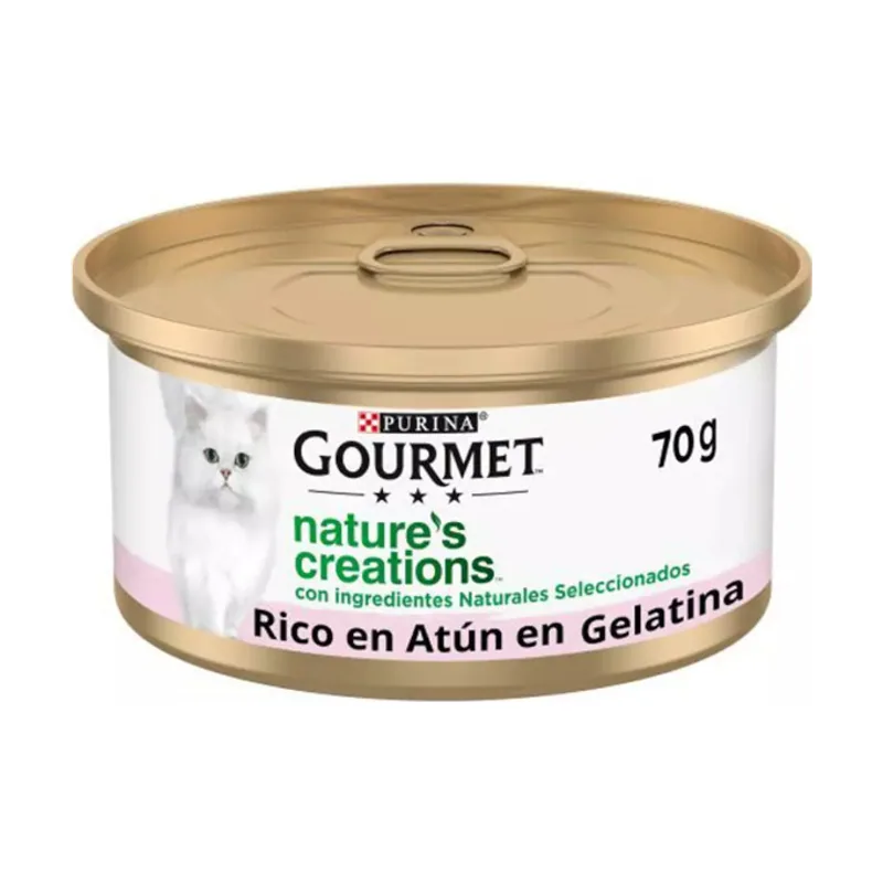 Gourmet 70 g Nature's Creations Atún y Gambas en Gelatina lata
