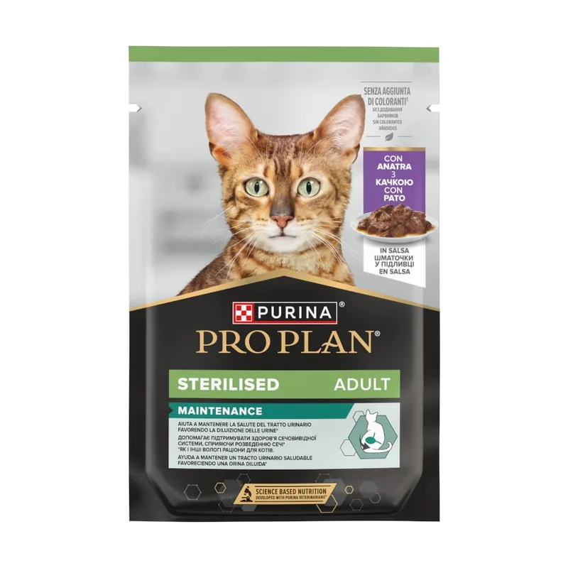 Pro Plan 85 g Adult Sterilised Pato Sobre en Salsa