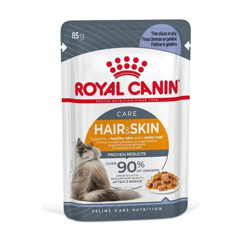 Royal Canin 85 g Intense Beauty gelatina sobre