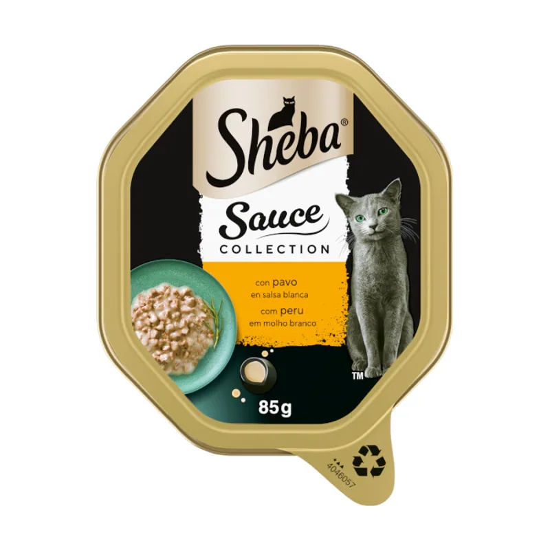 Sheba 85 g Tarrina en Salsa Pavo