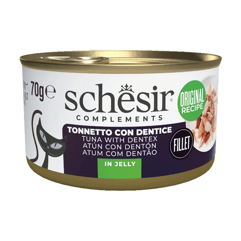 Schesir 70 g Atún con Denton en Gelatina lata