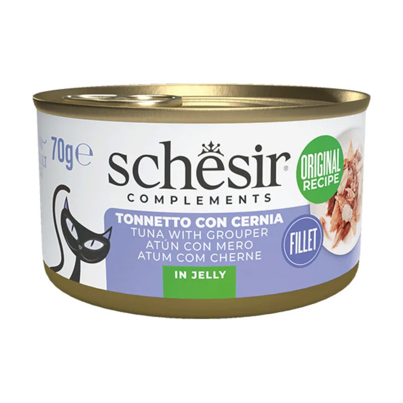 Schesir 70 g Atún con Mero en Gelatina lata
