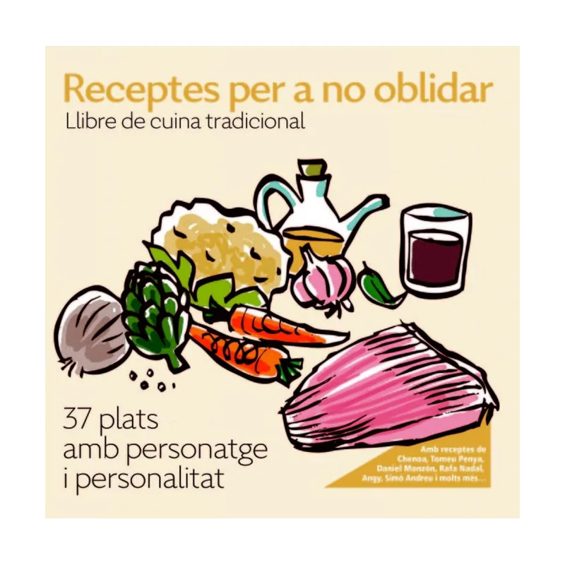 Receptes PER A NO Oblidar 37 plats amb personatge i personalitat ORBITA