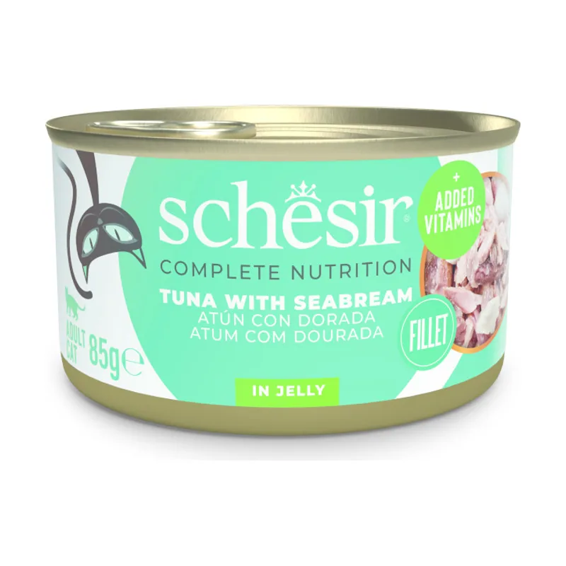 Schesir 85 g Adult Atún con Dorada en gelatina lata