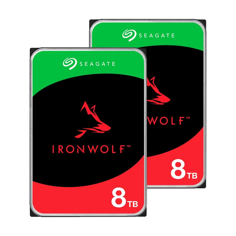 IronWolf NAS 2 x 8 TB Bundle