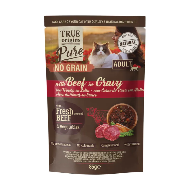 True Origins 85 g Pure No Grain Sobre con Ternera