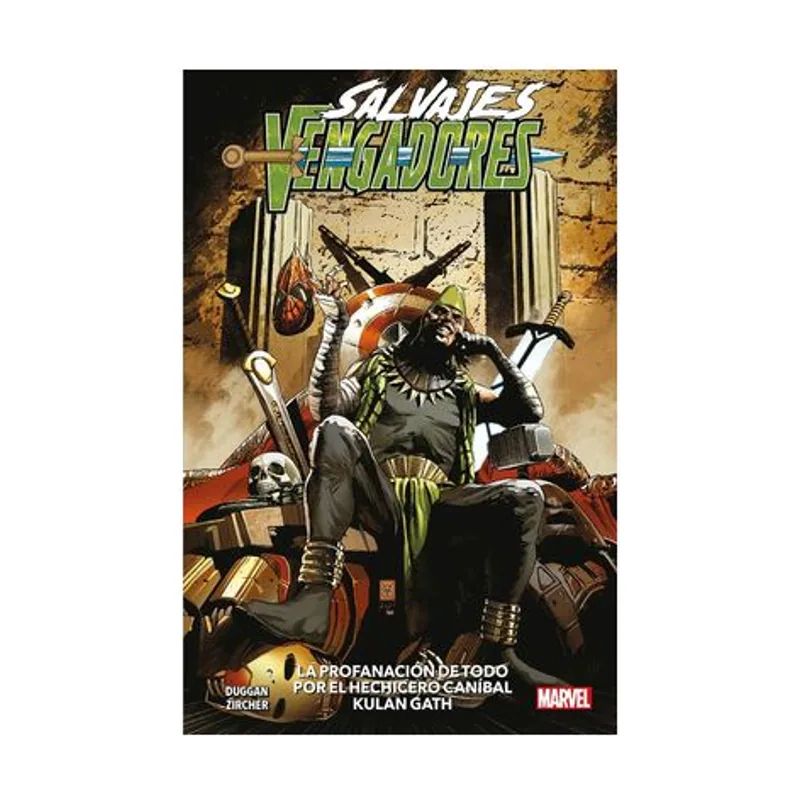 Salvajes Vengadores 5. La profanación de todo por el hechicero caníbal Kulan Gath Marvel Premiere