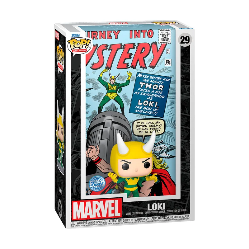 Figura Pop Comic Cover Marvel Loki Exclusive