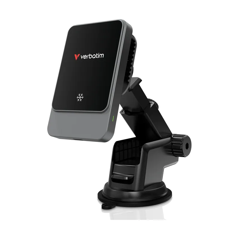 Charge 'n' Drive Negro USB Cargador inalámbrico Carga rápida Auto