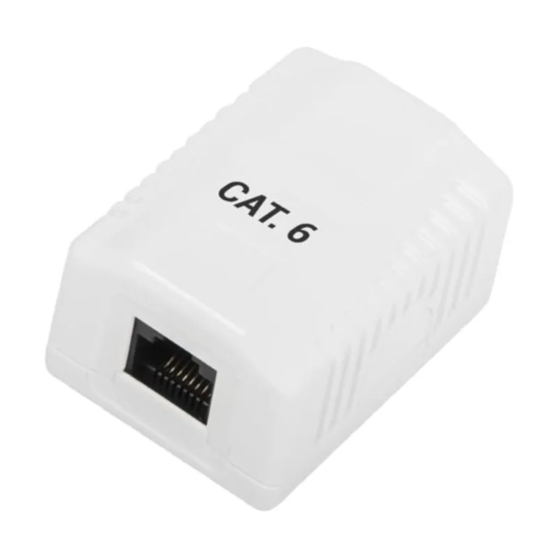 Cajade superficie RJ45 UTP Cat.6 entrada inferior