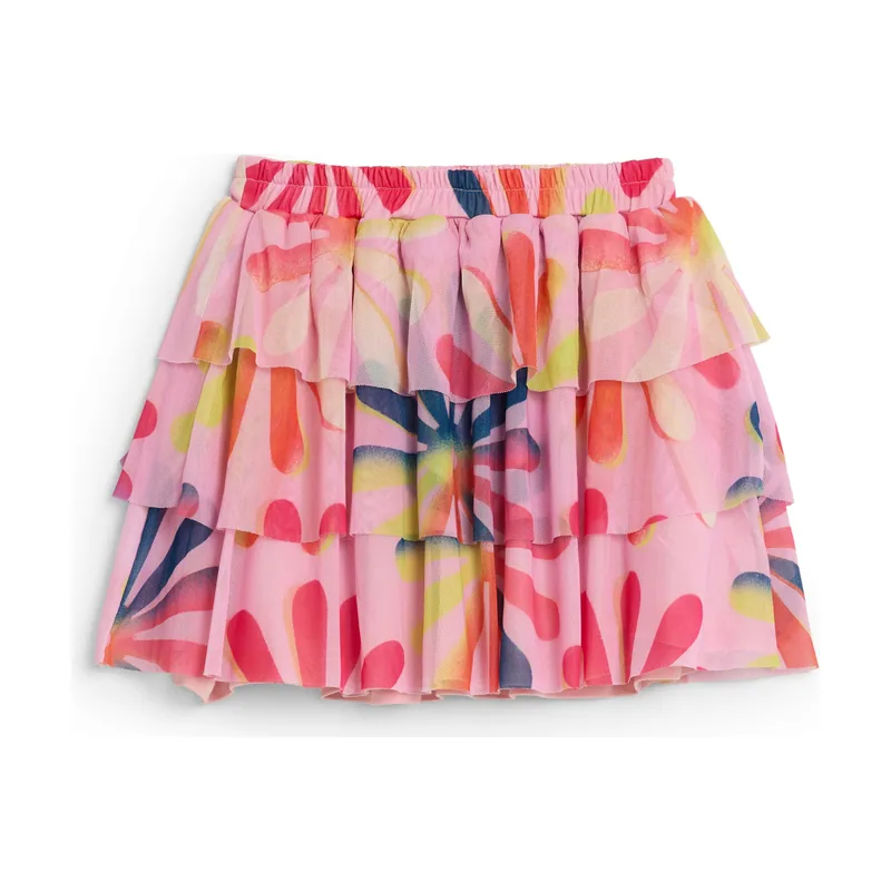 Desigual Falda Corta Volantes