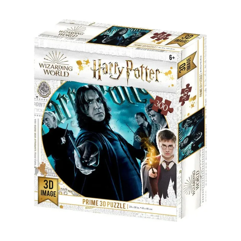 Puzzle 3D Lenticular Harry Potter Miembros Ilustres De Slytherin 300 Piezas