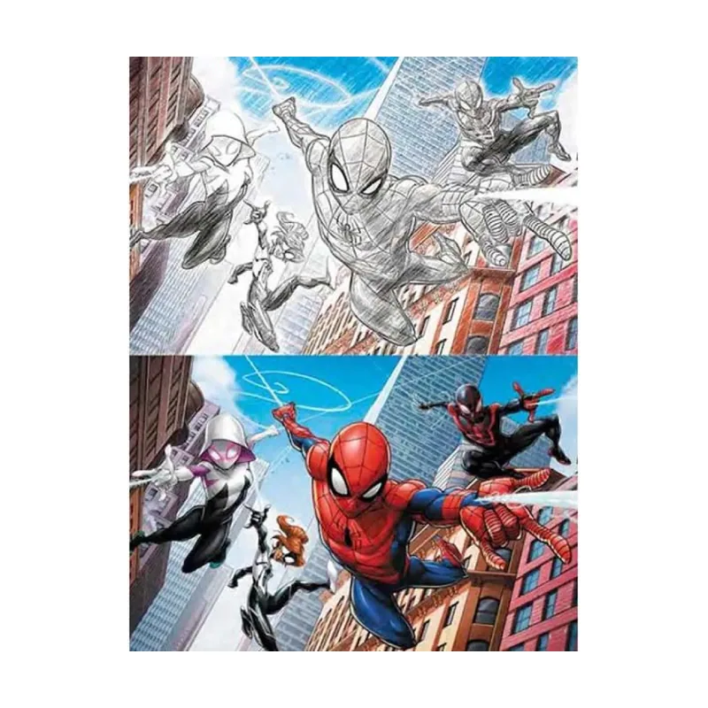 Puzzle Para Rascar Marvel Multi Universo 150 Piezas