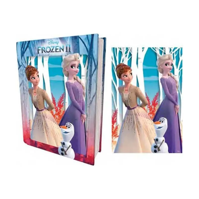 Puzzle Libro Lenticular Disney Frozen Ii Elsa Anna y Olaf 300 Piezas