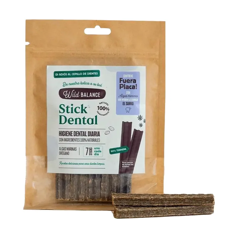 7 barritas Stick Dentales de Ternera