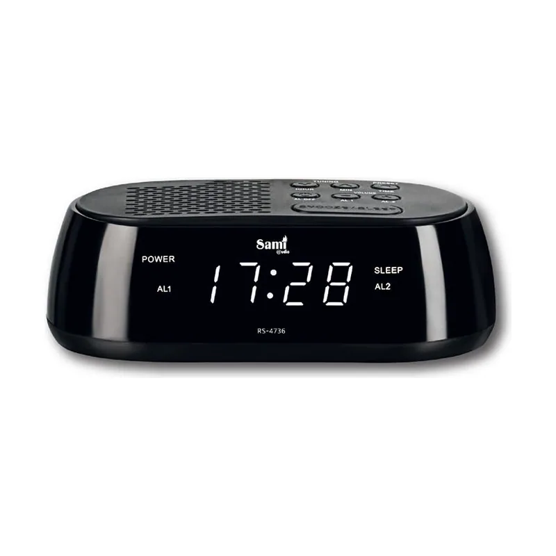 Radio reloj pqño pll am/fm 0.6"digit c/sleep