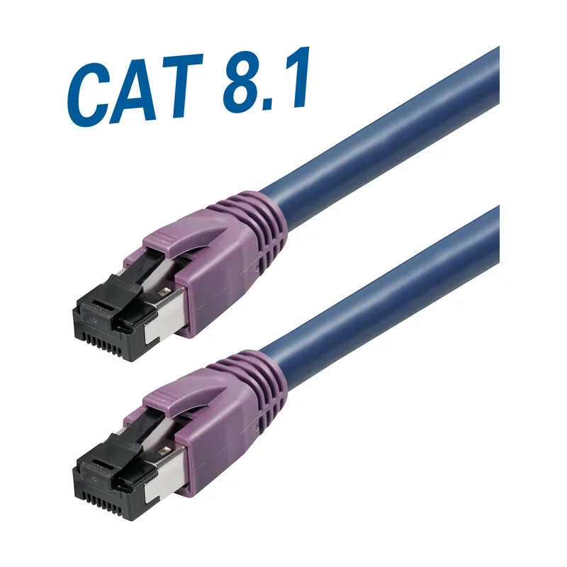 Cat 8.1 patch cable western 8/8-plug rj45