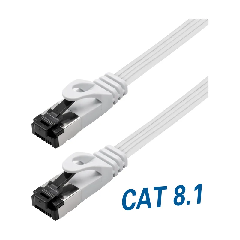 MAXTRACK Cable de red plano Cat 8.1