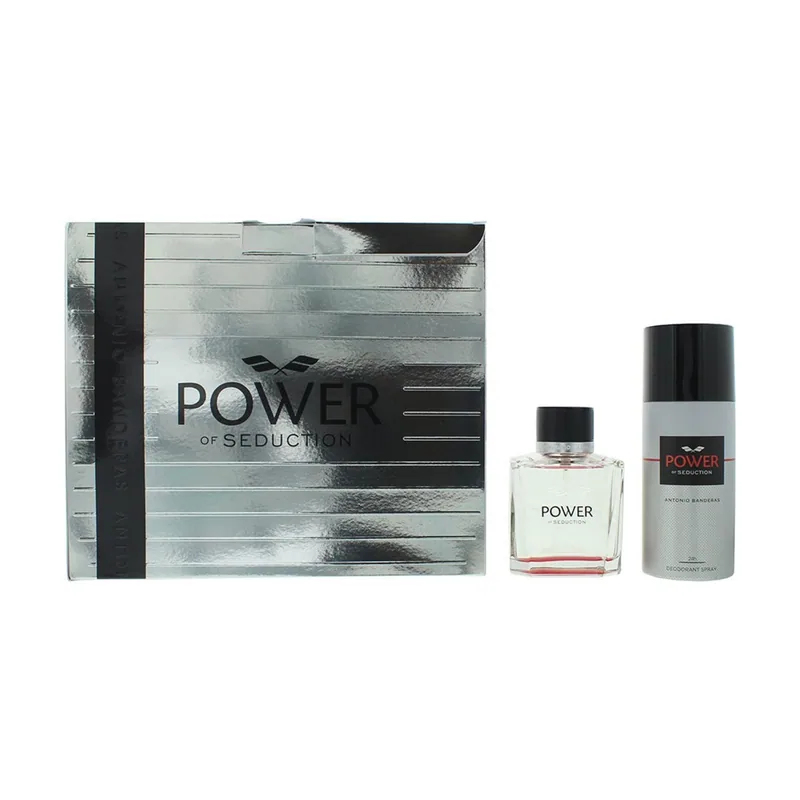 Banderas Perfumes Power of seduction Set de regalo para hombre EDT + desodorante