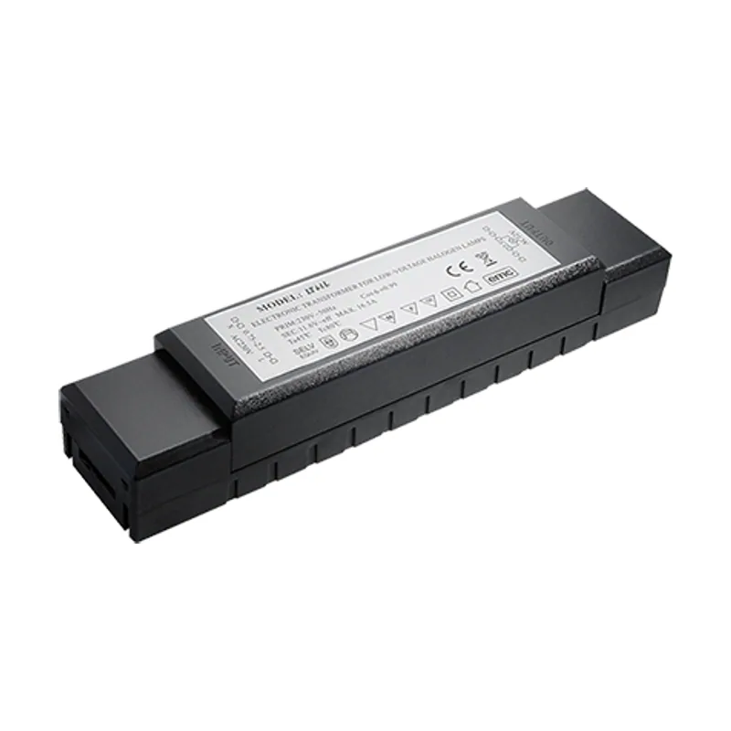 Electronic halogen transformer 217 x 48 x 40 mm