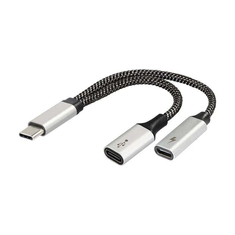 Maxtrack Cable Adaptador USB-C 2 en 1