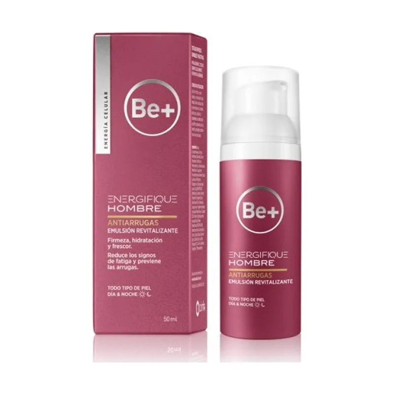 BE+ Energifique Hombre Emulsión Revitalizante Antiarrugas 50ml